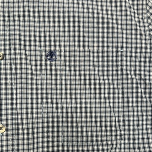 Timberland Blue Checkered Button Down Shirt - Picture 10 of 12